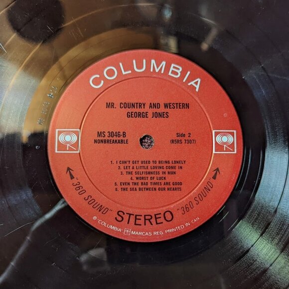 20% OFF Vintage George Jones Vinyl LP – Mr. Country and Western Music - c 1965 - Picture 5 of 8